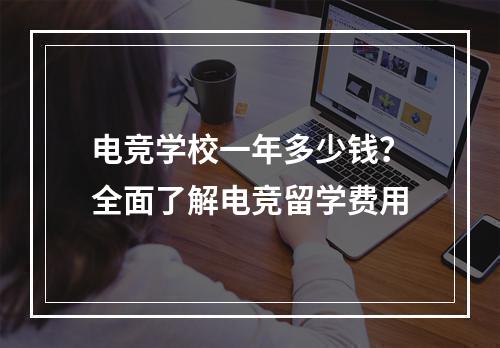 电竞学校一年多少钱？全面了解电竞留学费用