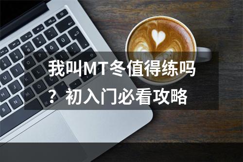 我叫MT冬值得练吗？初入门必看攻略