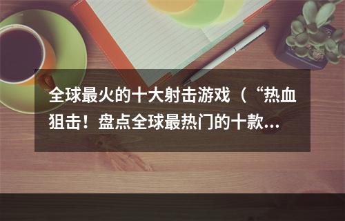 全球最火的十大射击游戏（“热血狙击！盘点全球最热门的十款射击游戏”）