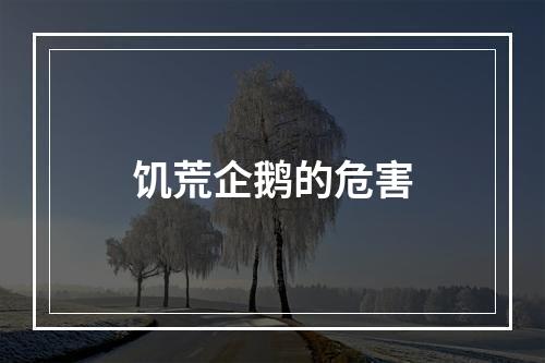 饥荒企鹅的危害