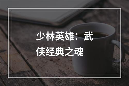 少林英雄：武侠经典之魂