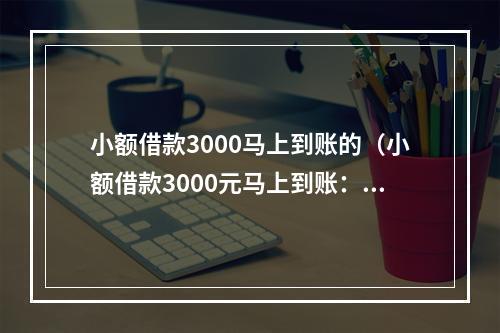 小额借款3000马上到账的（小额借款3000元马上到账：马上解决紧急资金问题）