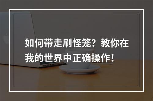 如何带走刷怪笼？教你在我的世界中正确操作！