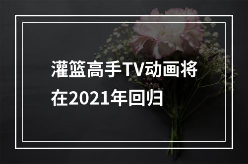 灌篮高手TV动画将在2021年回归