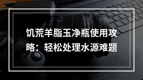 饥荒羊脂玉净瓶使用攻略：轻松处理水源难题