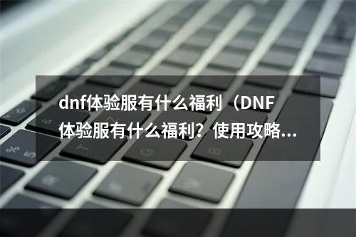 dnf体验服有什么福利（DNF体验服有什么福利？使用攻略告诉你！）