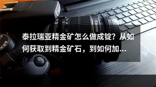 泰拉瑞亚精金矿怎么做成锭？从如何获取到精金矿石，到如何加工成精金锭，本攻略将为您一一介绍。无论是新手