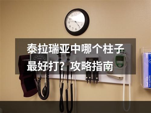 泰拉瑞亚中哪个柱子最好打？攻略指南