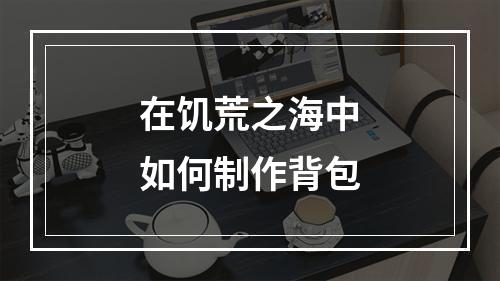 在饥荒之海中如何制作背包