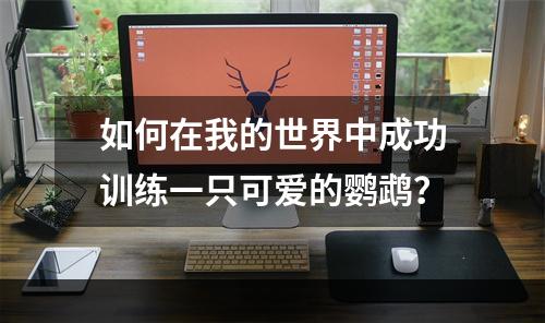 如何在我的世界中成功训练一只可爱的鹦鹉？