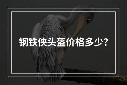 钢铁侠头盔价格多少？