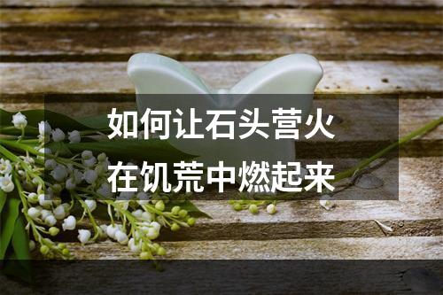 如何让石头营火在饥荒中燃起来