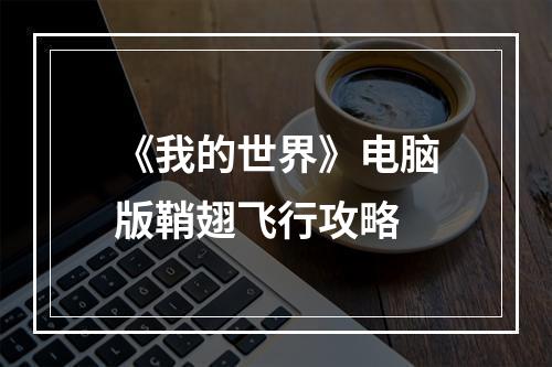 《我的世界》电脑版鞘翅飞行攻略