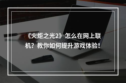 《火炬之光2》怎么在网上联机？教你如何提升游戏体验！