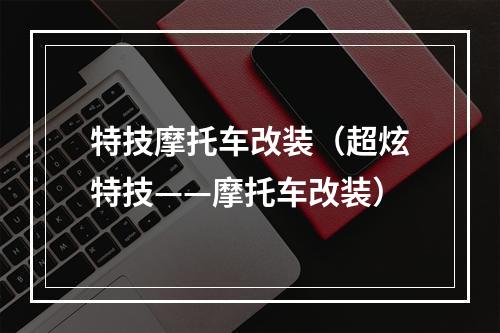 特技摩托车改装（超炫特技——摩托车改装）