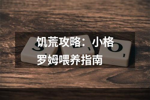 饥荒攻略：小格罗姆喂养指南