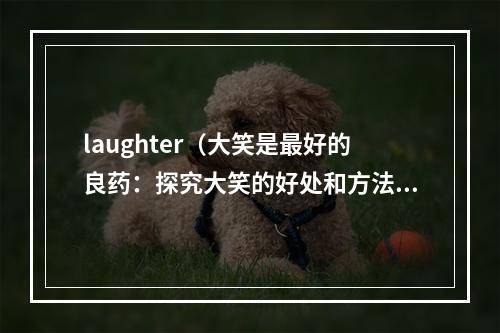 laughter（大笑是最好的良药：探究大笑的好处和方法）