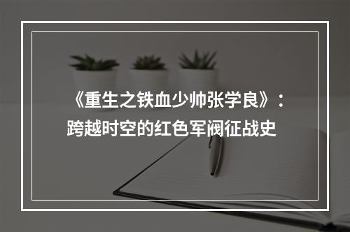 《重生之铁血少帅张学良》：跨越时空的红色军阀征战史