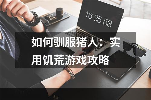 如何驯服猪人：实用饥荒游戏攻略