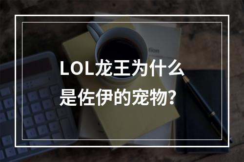 LOL龙王为什么是佐伊的宠物？