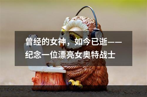 曾经的女神，如今已逝——纪念一位漂亮女奥特战士