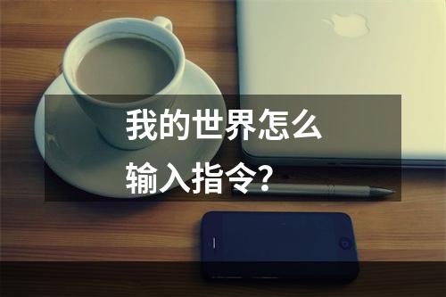 我的世界怎么输入指令？