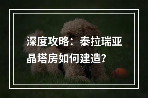 深度攻略：泰拉瑞亚晶塔房如何建造？