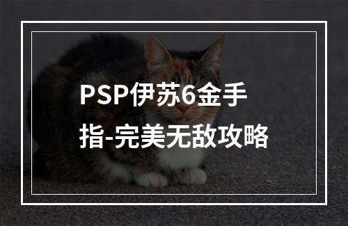 PSP伊苏6金手指-完美无敌攻略