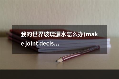 我的世界玻璃漏水怎么办(make joint decisions)