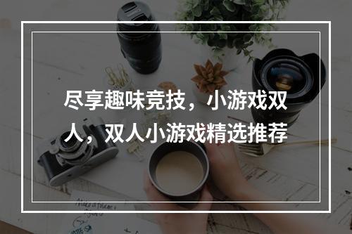 尽享趣味竞技，小游戏双人，双人小游戏精选推荐