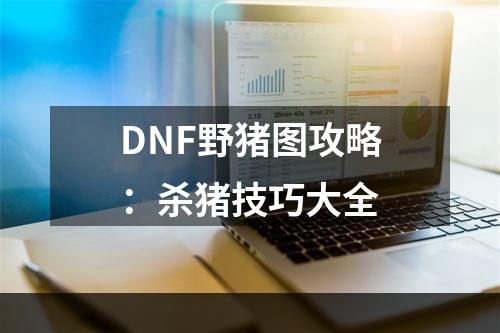 DNF野猪图攻略：杀猪技巧大全