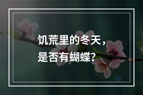 饥荒里的冬天，是否有蝴蝶？