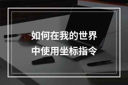 如何在我的世界中使用坐标指令