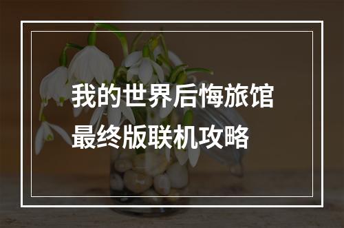 我的世界后悔旅馆最终版联机攻略