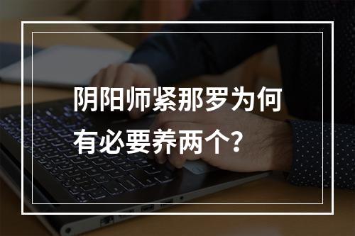 阴阳师紧那罗为何有必要养两个？