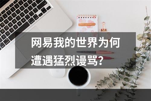 网易我的世界为何遭遇猛烈谩骂？