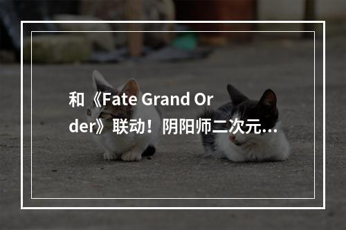 和《Fate Grand Order》联动！阴阳师二次元福利大放送！