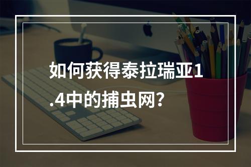 如何获得泰拉瑞亚1.4中的捕虫网？