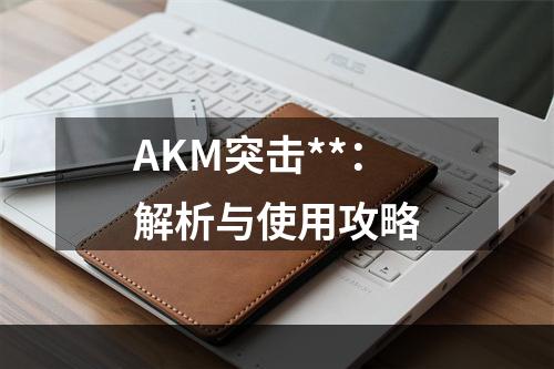 AKM突击**：解析与使用攻略