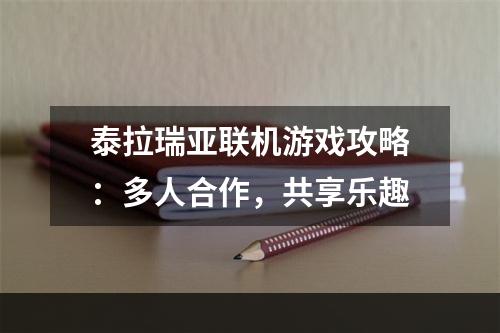 泰拉瑞亚联机游戏攻略：多人合作，共享乐趣