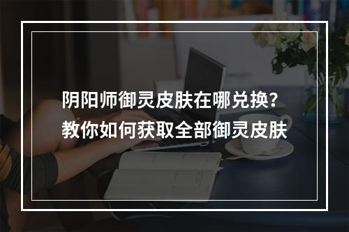 阴阳师御灵皮肤在哪兑换？教你如何获取全部御灵皮肤