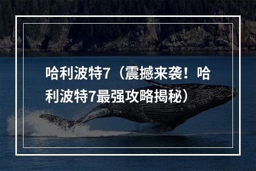 哈利波特7（震撼来袭！哈利波特7最强攻略揭秘）