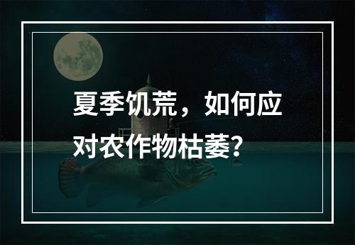 夏季饥荒，如何应对农作物枯萎？