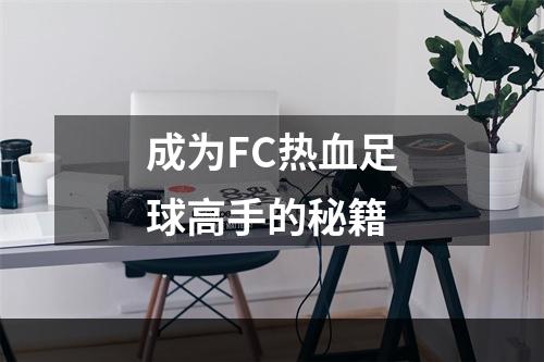 成为FC热血足球高手的秘籍