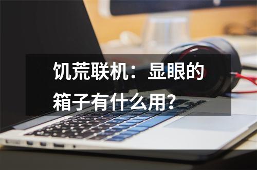 饥荒联机：显眼的箱子有什么用？