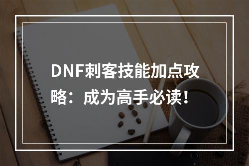 DNF刺客技能加点攻略：成为高手必读！