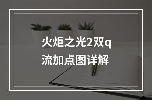 火炬之光2双q流加点图详解