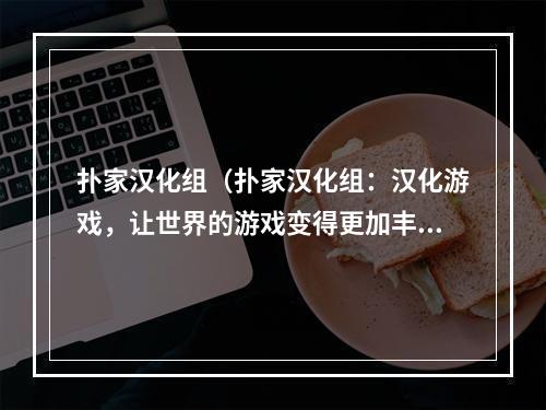 扑家汉化组（扑家汉化组：汉化游戏，让世界的游戏变得更加丰富多彩）