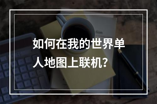 如何在我的世界单人地图上联机？