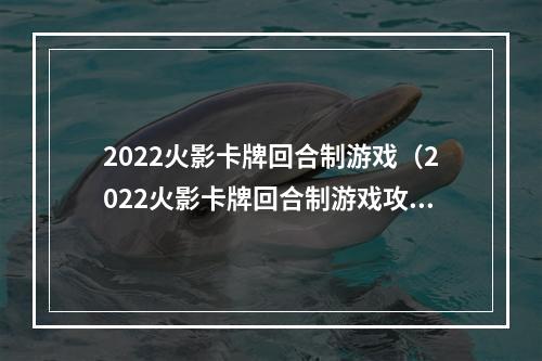 2022火影卡牌回合制游戏（2022火影卡牌回合制游戏攻略）